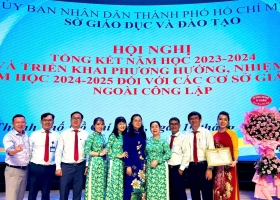  HỆ THỐNG ANH NGỮ Á CHÂU ĐƯỢC VINH DANH TẠI HỘI NGHỊ TỔNG KẾT NĂM HỌC 2023 - 2024